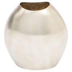 Hermès Large Silver Plate Petal Vase