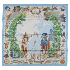 Hermès "Le Canada" by Kermit Oliver Collectible Silk Scarf