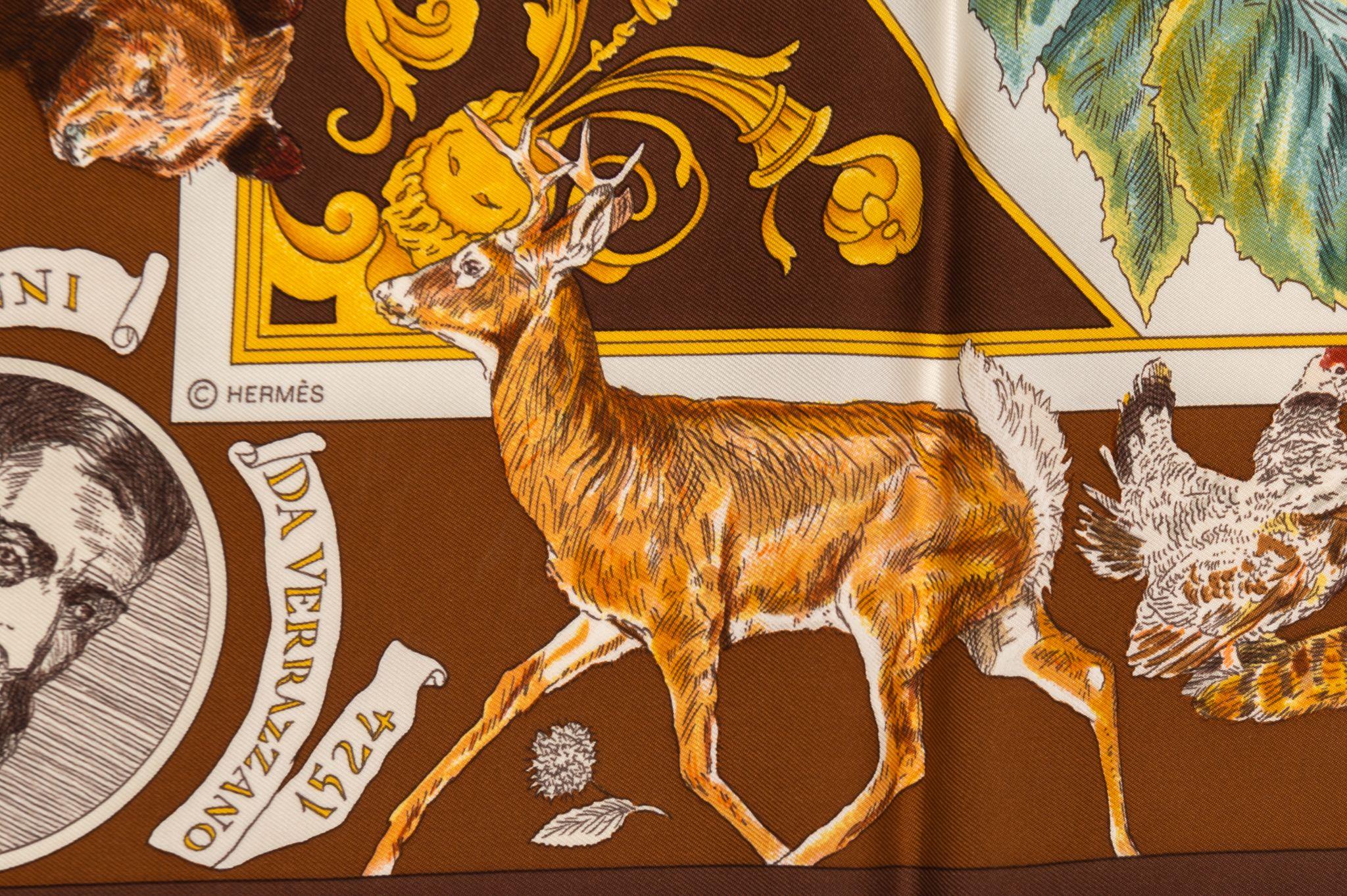 Hermès Le Canada Scarf By Kermit Oliver For Sale 2