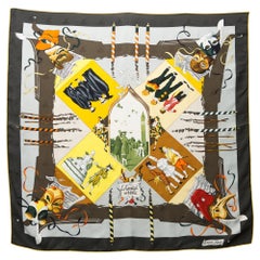 Hermes Le Carnaval De Venise by H de Watrigant Silk Scarf