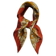 Hermes 'Le Debuche' Silk Scarf By Charles Hallo