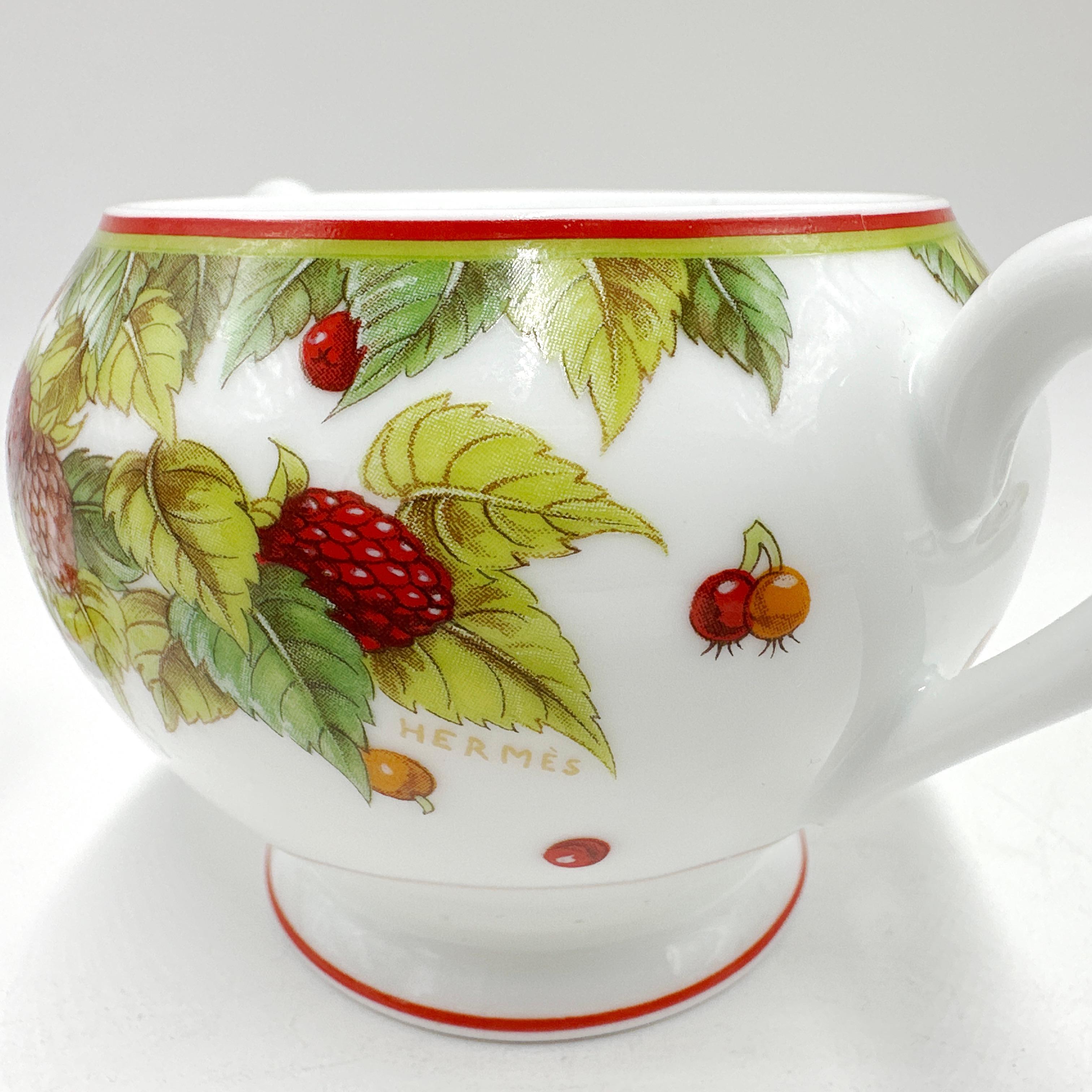 HERMES Le Jardin de Pythagore 6 Piece Porcelain Tea Set 1
