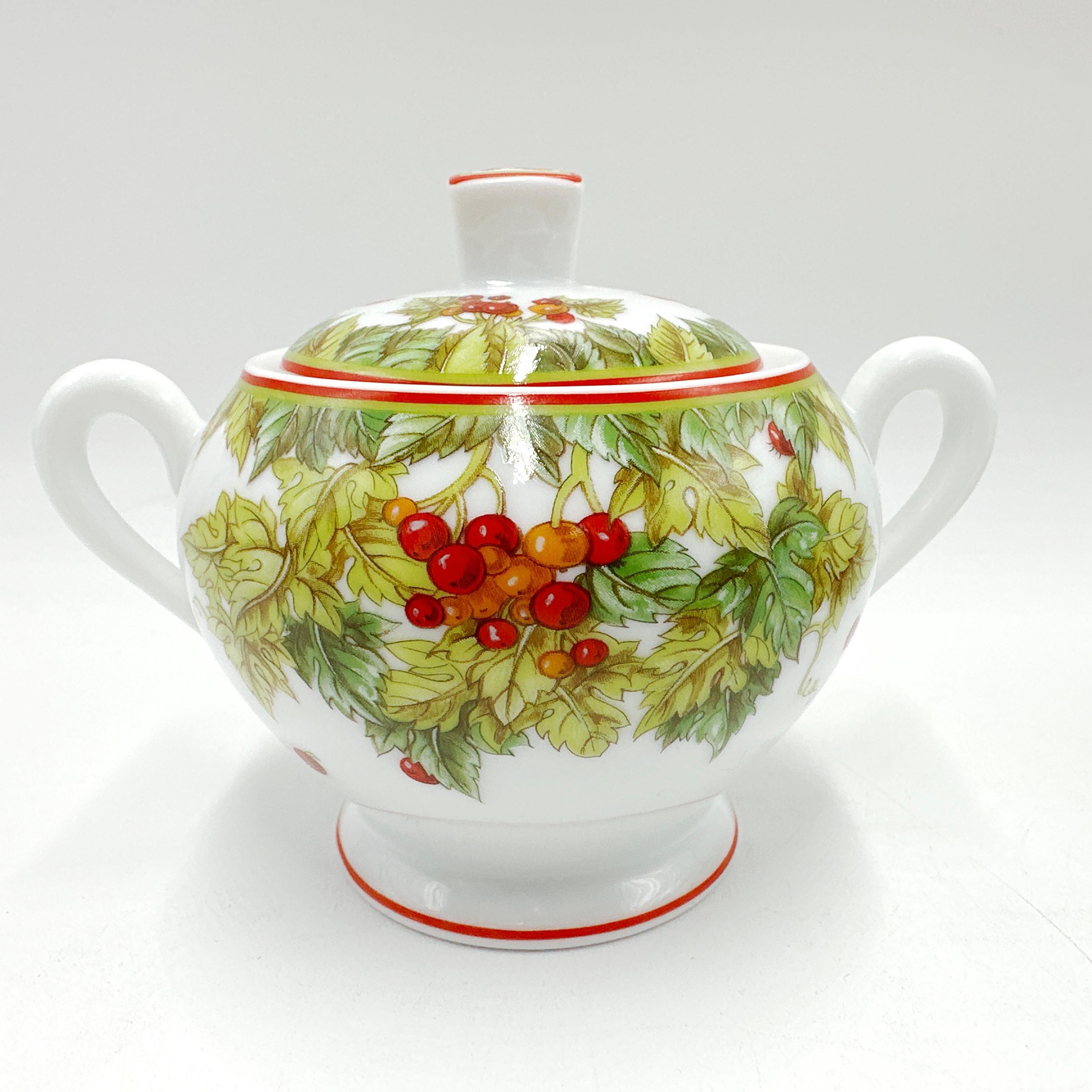 HERMES Le Jardin de Pythagore 6 Piece Porcelain Tea Set 3