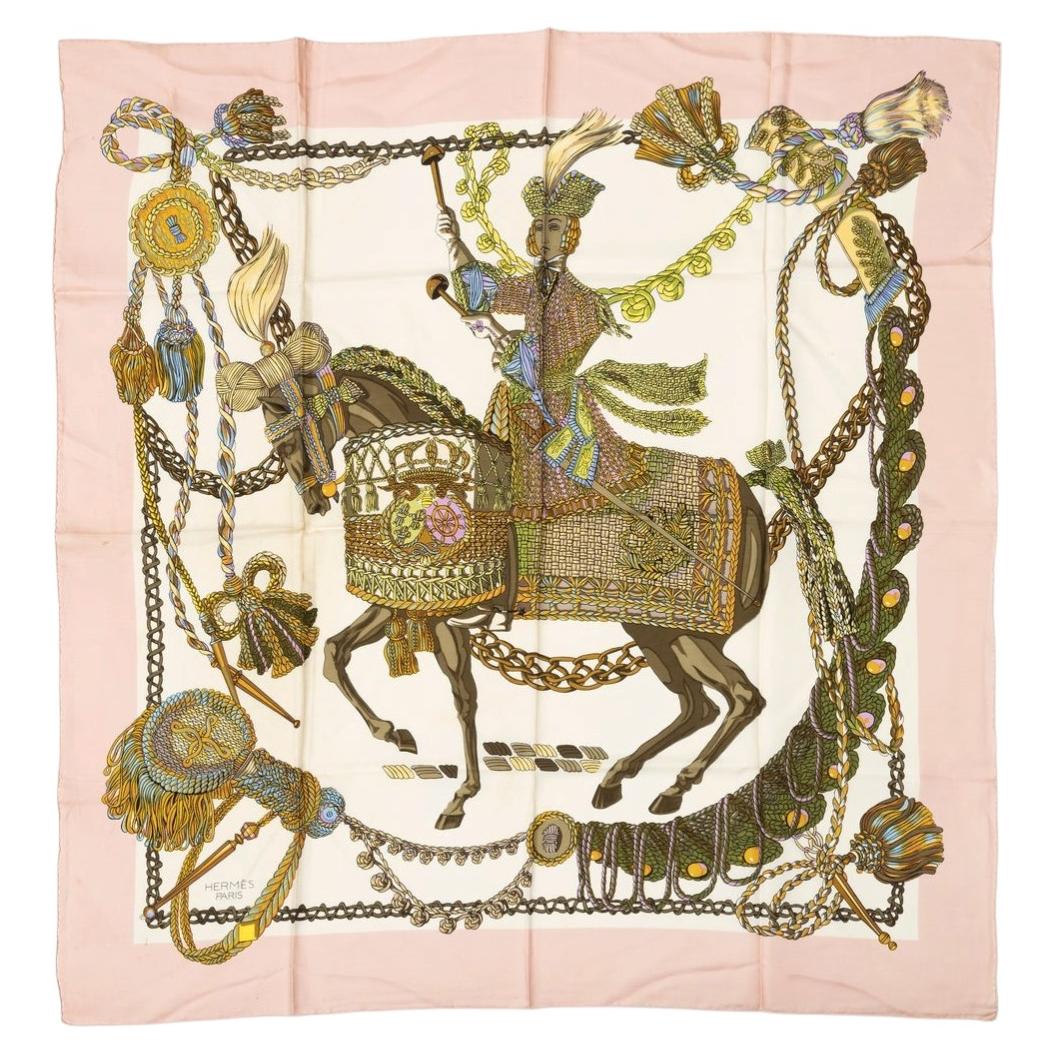 Hermès 'Le Mors à la Conétable' Silk Carré Scarf