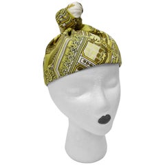 Used Hermés "Le Soleil Royal" Silk Turban 