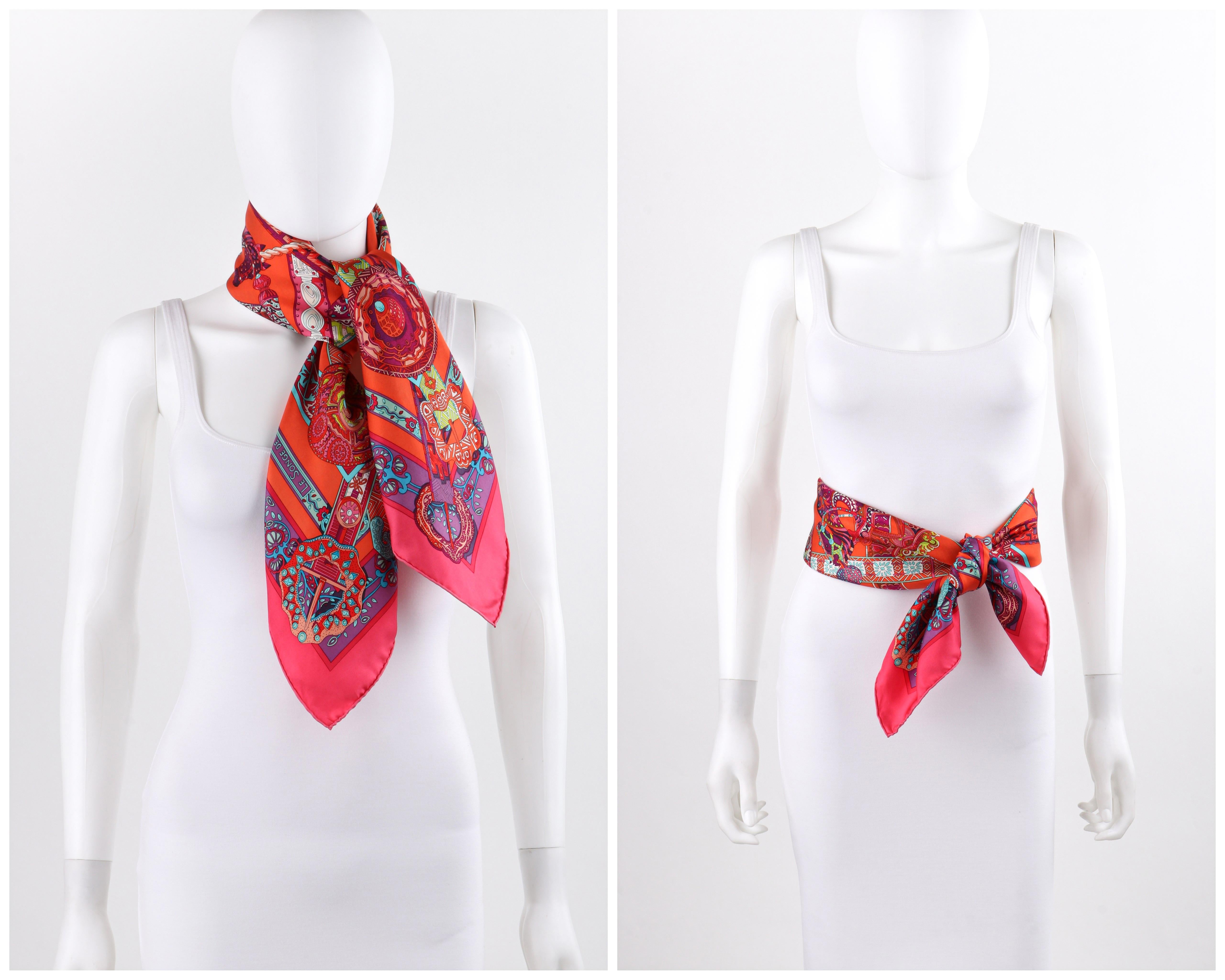 hermes geometric scarf