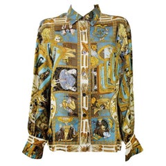 Hermès "Le Tarot" Silk Shirt