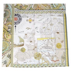 Hermès "Le Voyage de Pythéas" Silk Scarf