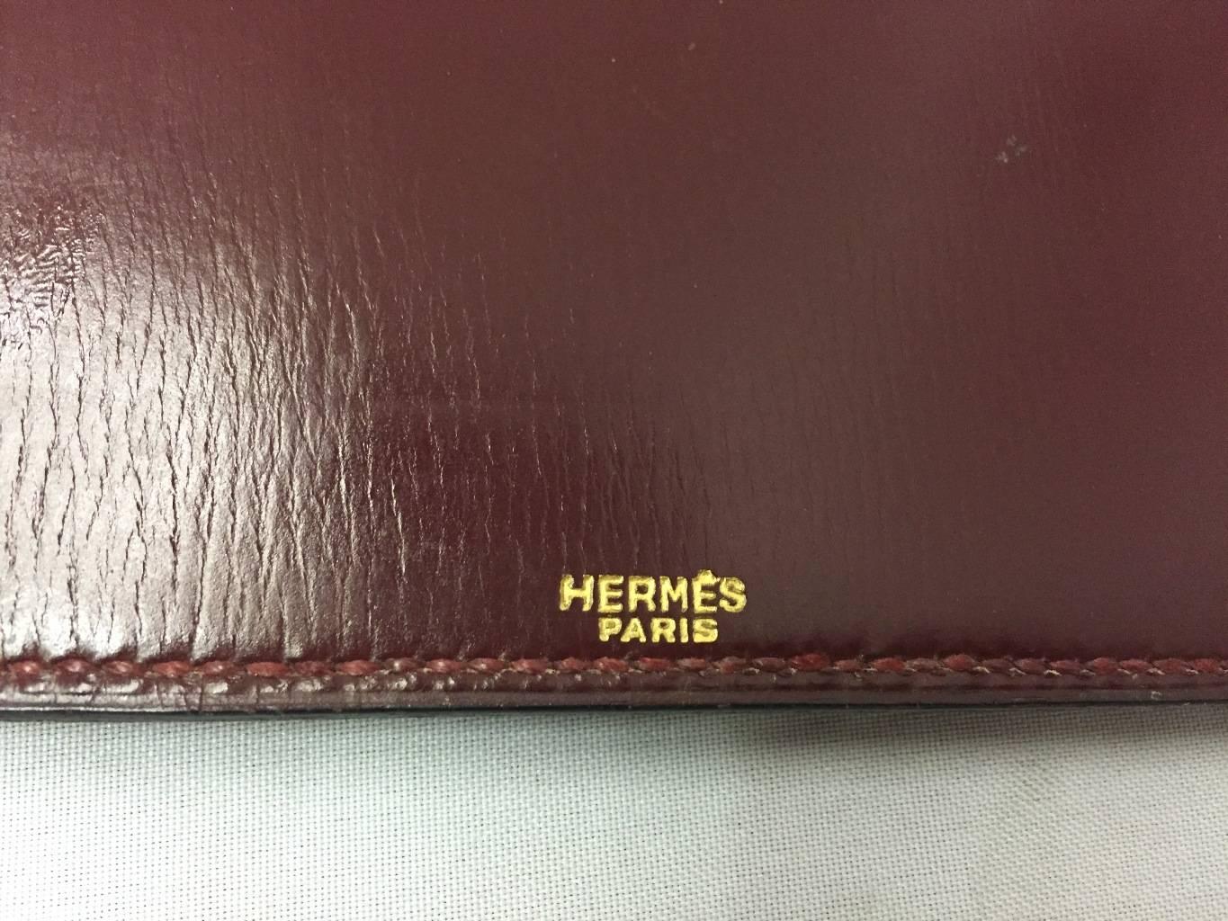 Hermes Leather Agenda Cover Day Planner In Good Condition For Sale In Cypress, CA