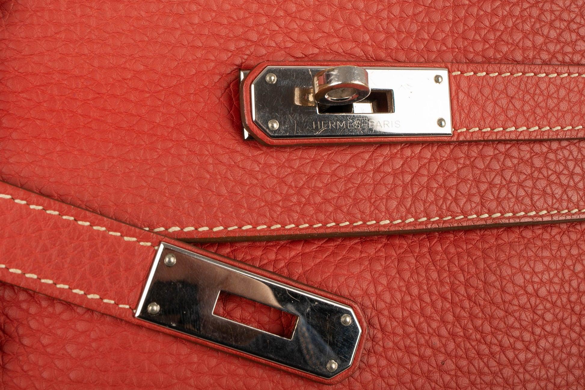 Hermès Kelly Leather Bag For Sale 5