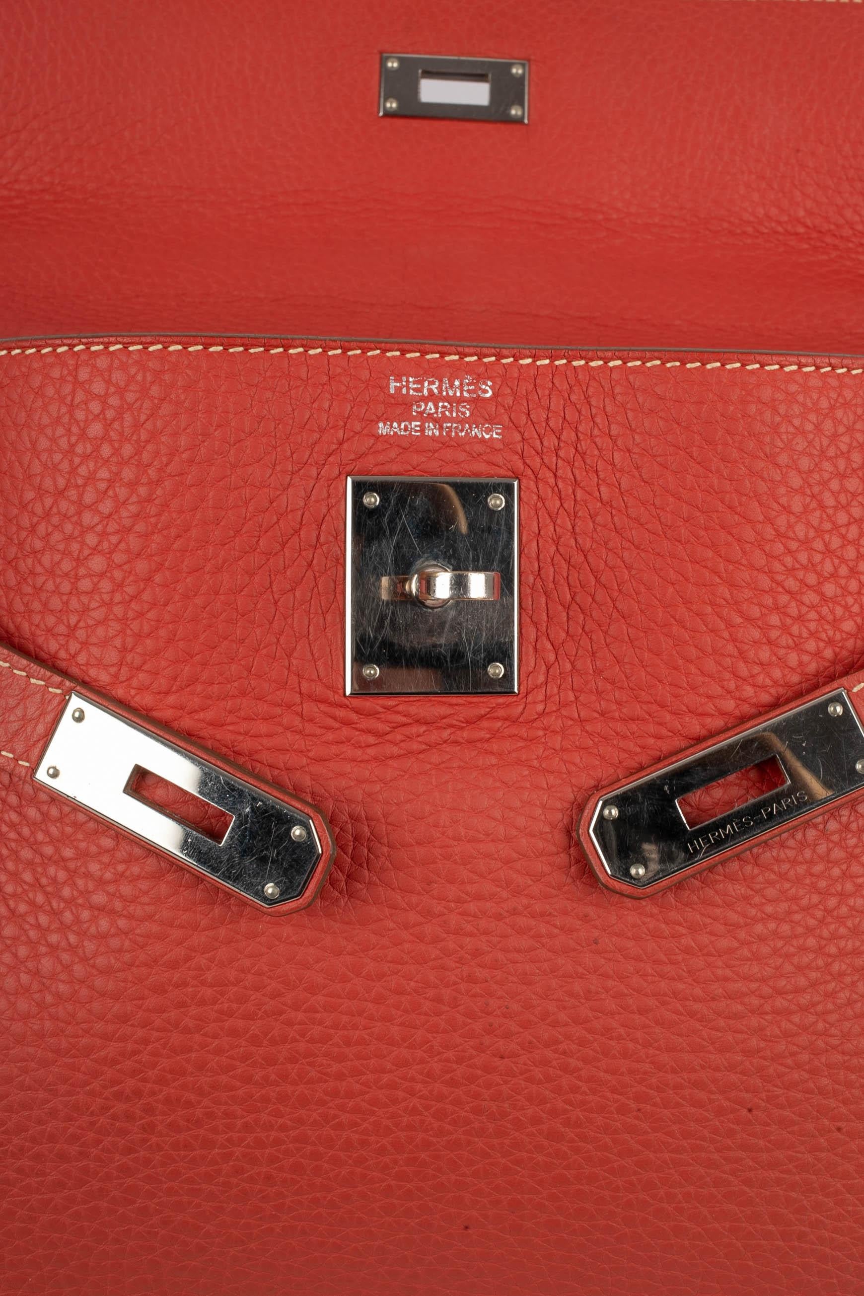 Hermès Kelly Leather Bag For Sale 6