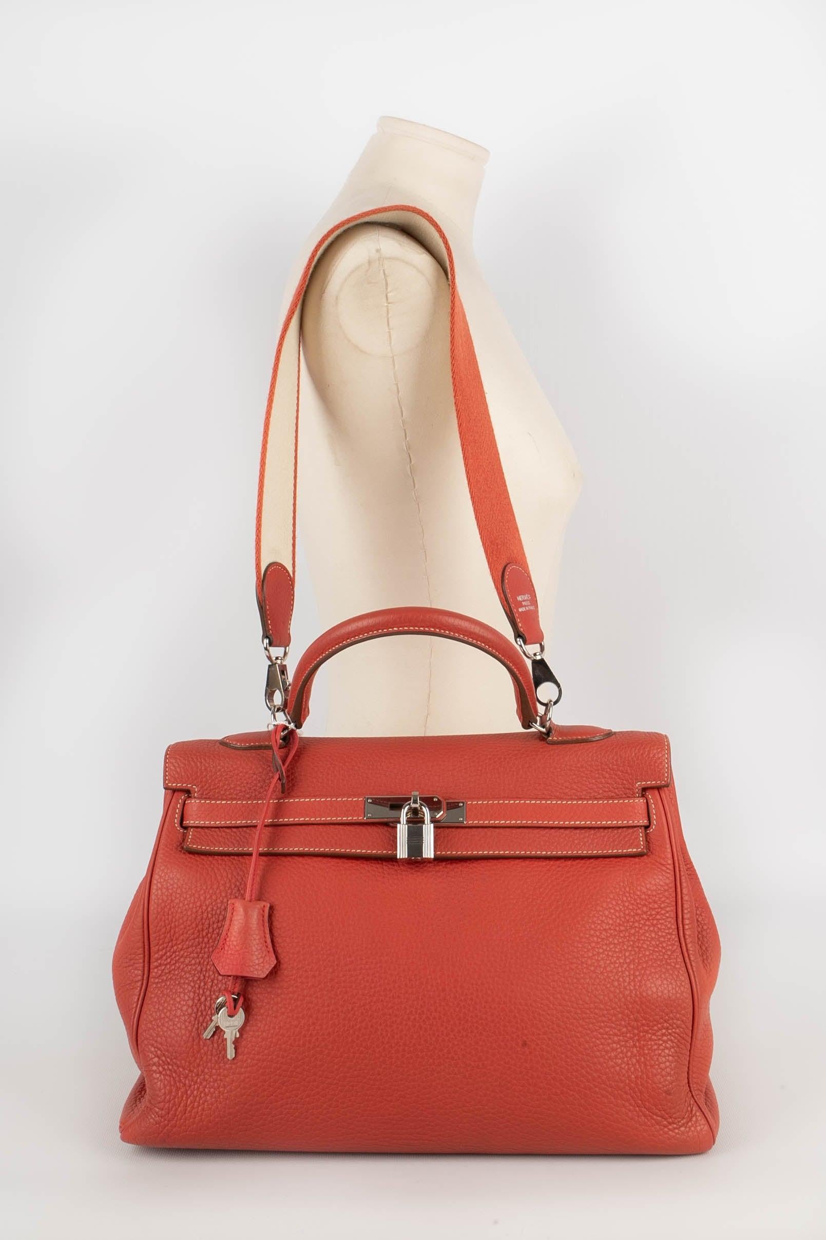 Women's Hermès Kelly Leather Bag For Sale