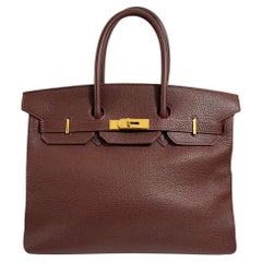 Hermes Leather Birkin 35cm Vintage