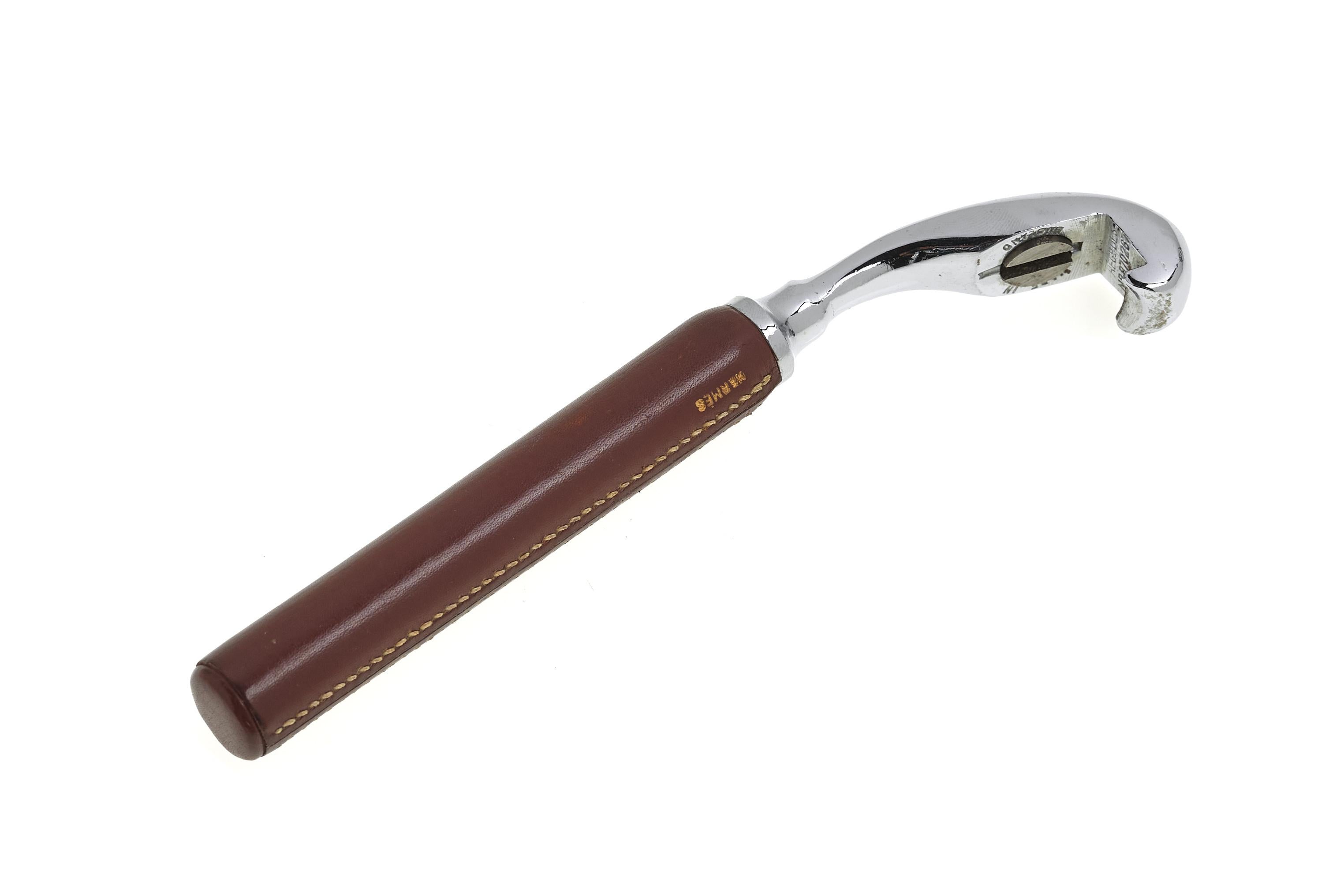 Modern Hermès Leather Bottle Opener For Sale