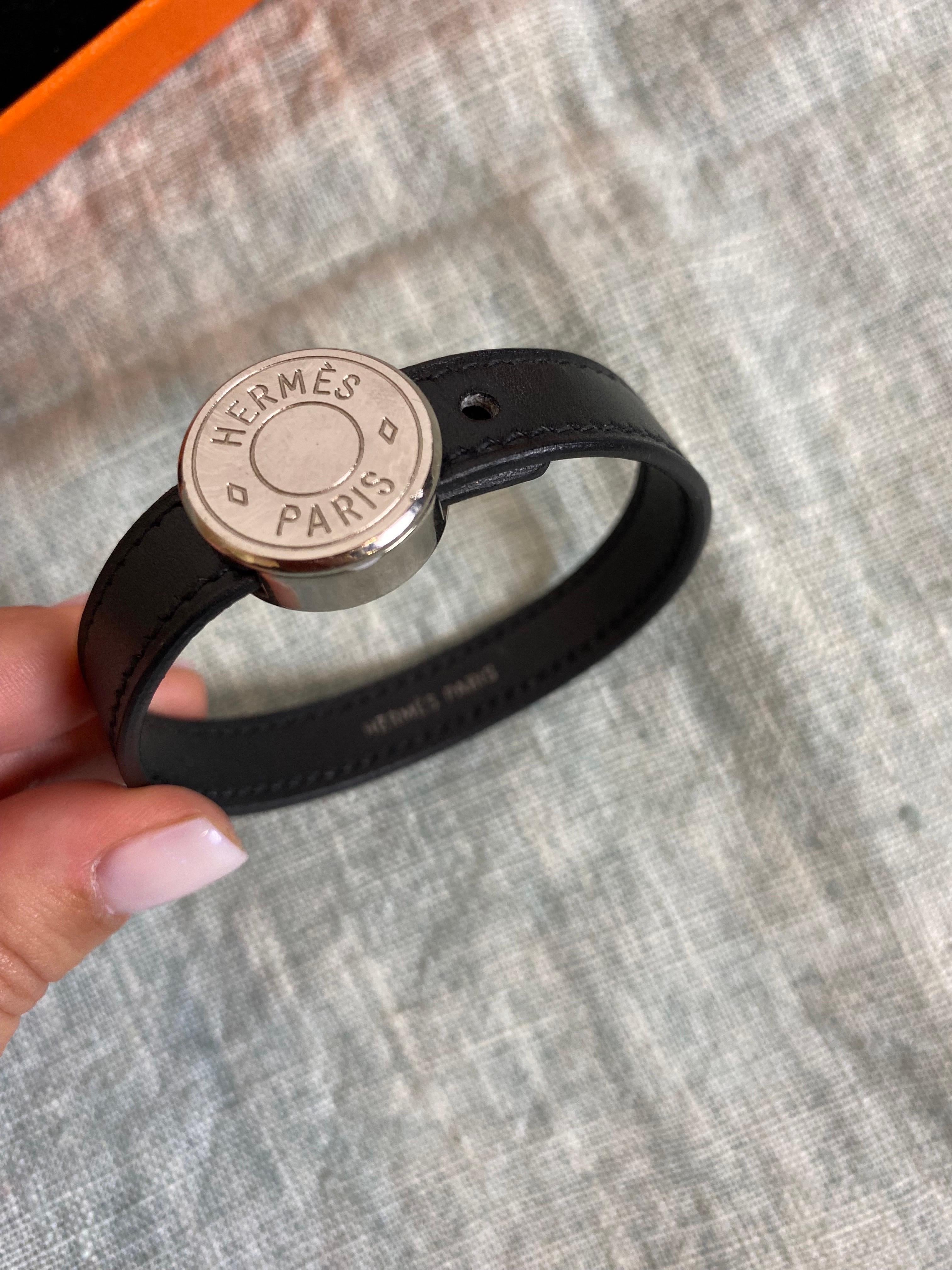 Hermes leather bracelets For Sale 2