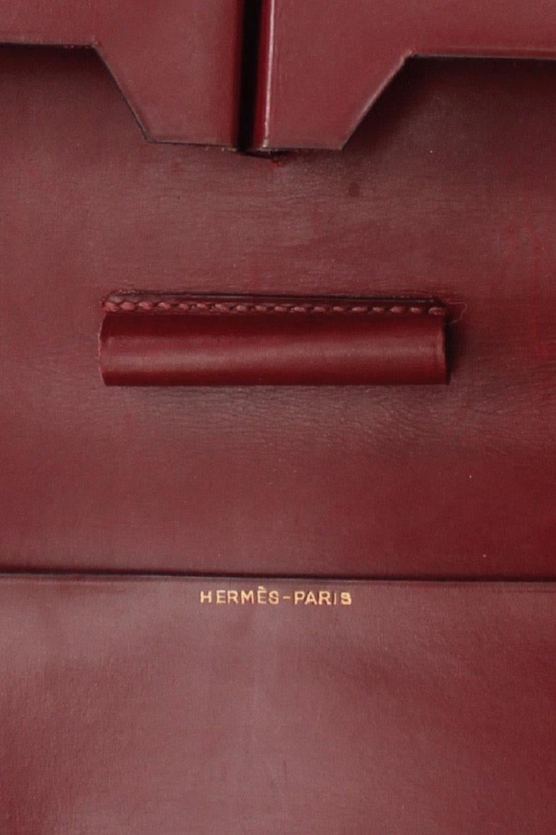 Women's or Men's Hermès Leather Cards Case For Sale