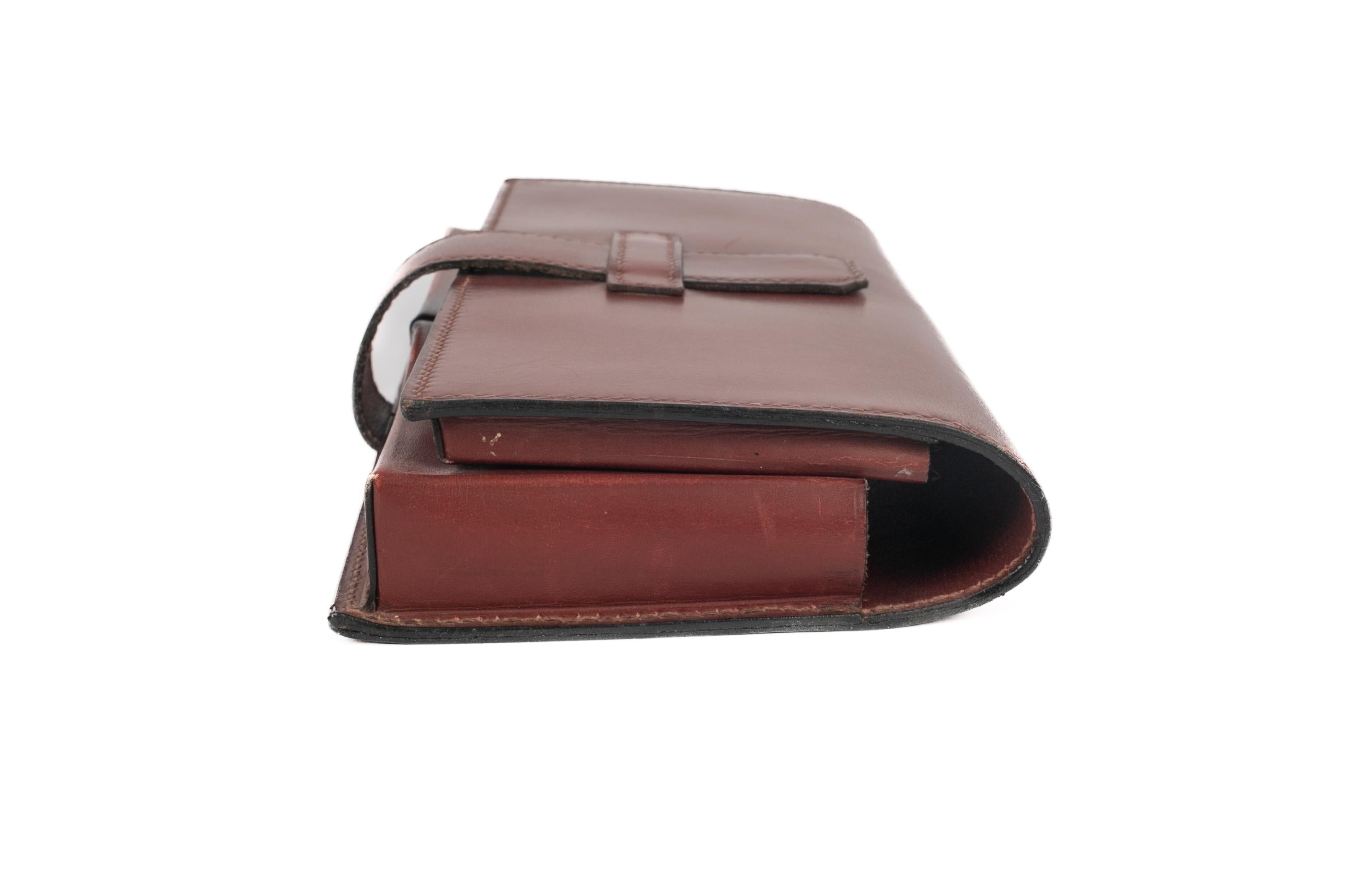 Hermès Kartenetui aus Leder für Damen oder Herren im Angebot