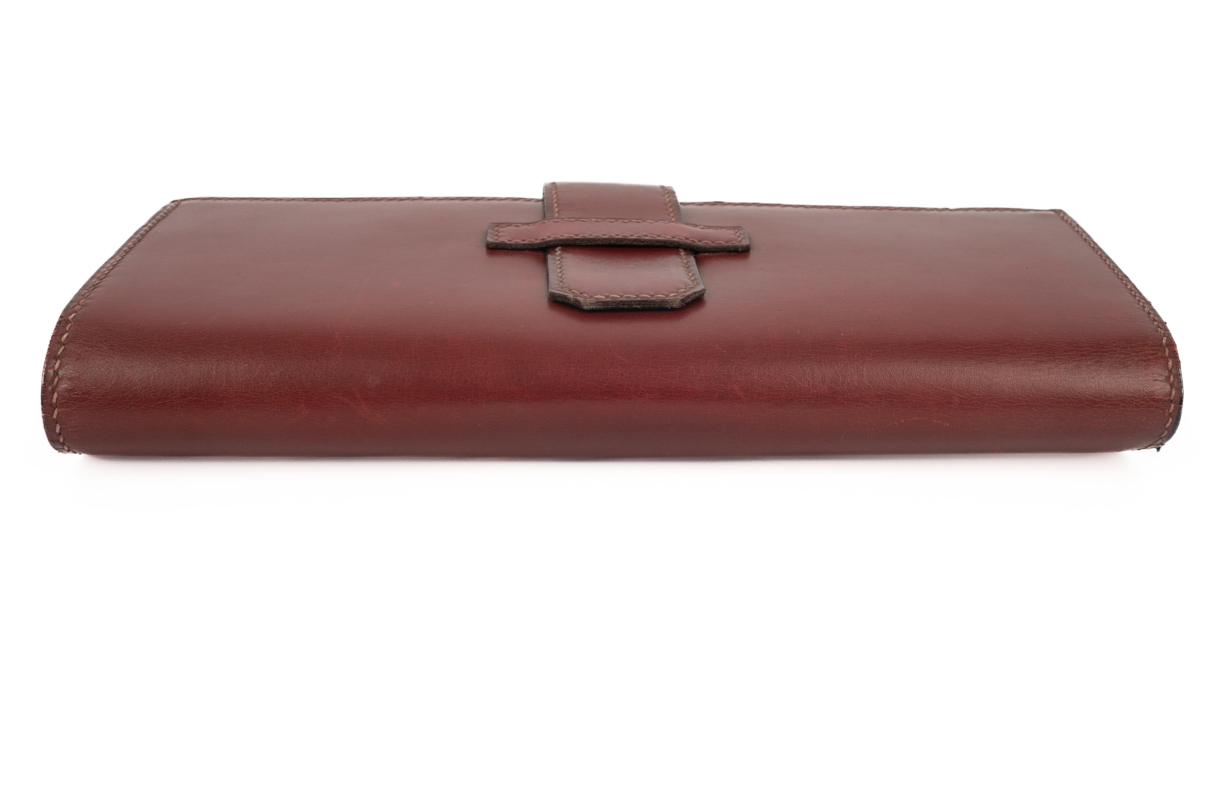 Hermès Kartenetui aus Leder im Angebot 2