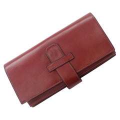 Estuche de piel para tarjetas Hermès