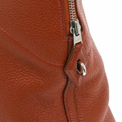 Hermes Leather Carryall Top Handle Satchel Tote Bag