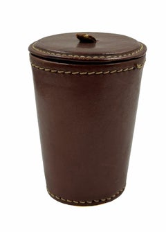 Hermès Leather Dice Cup and Dice Set, France