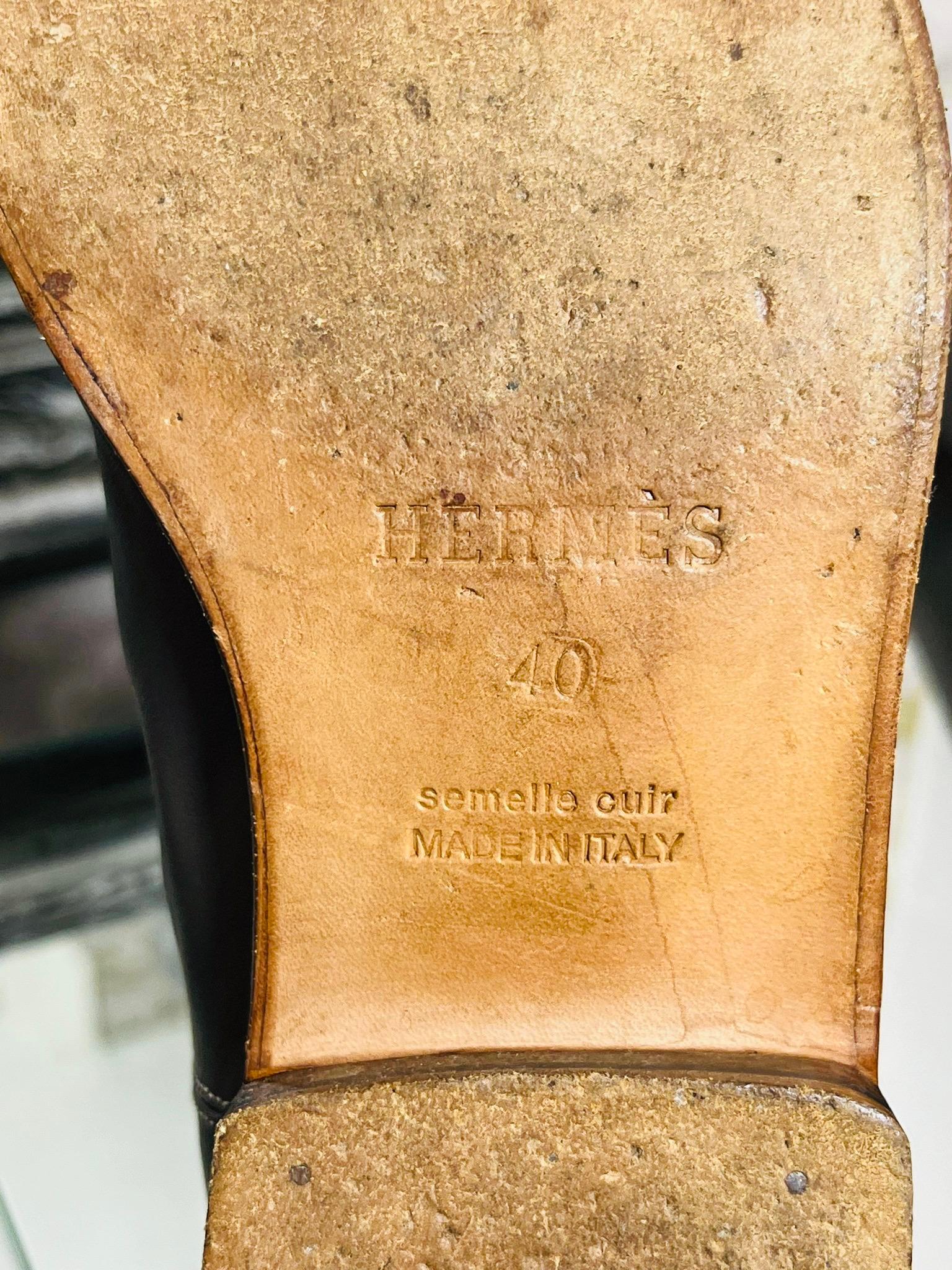 Hermes Leather Jumping Boots 5