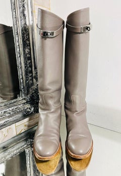 Hermes Leather Jumping Boots