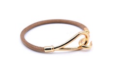 Hermes Leather Loop- Hook Bracelet