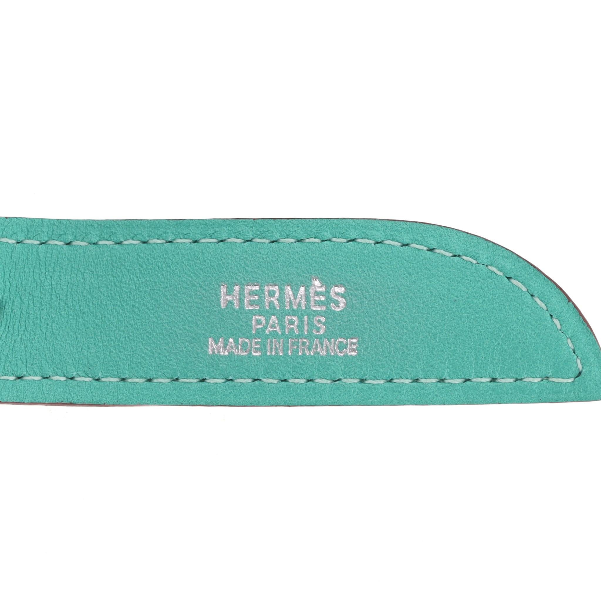 Hermes Leather Massai Tote Bag For Sale 4