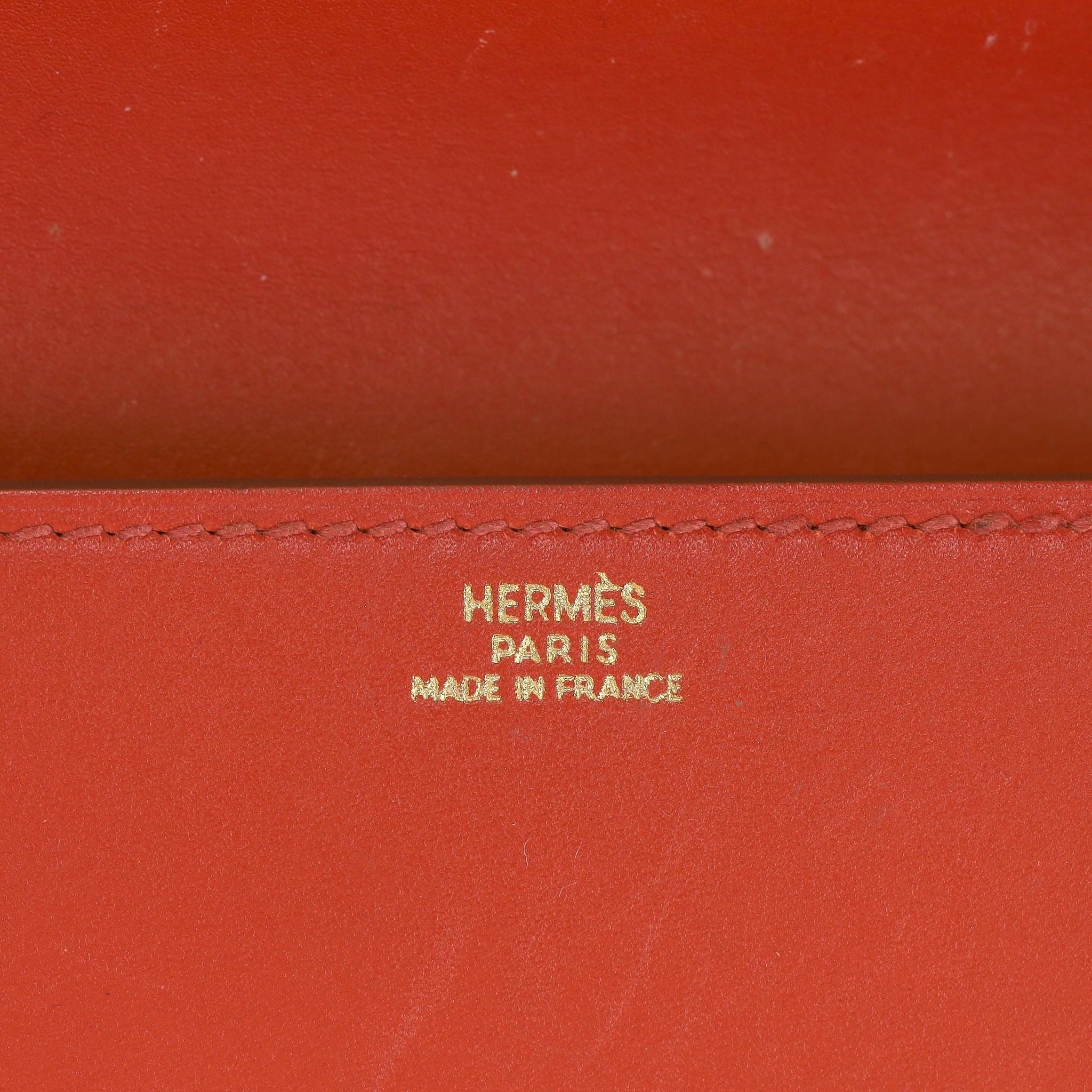 Hermes Leather Medor Clutch Bag For Sale 2