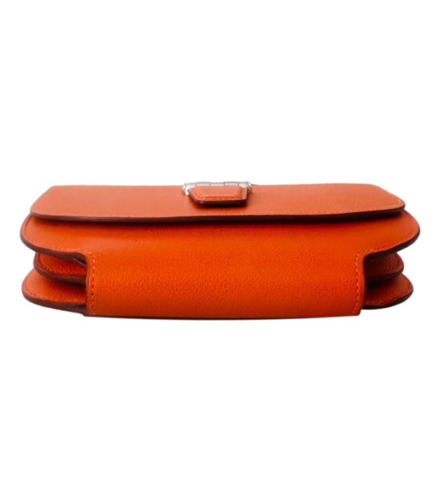 Hermes Mini Convoyeur Umhängetasche aus Leder im Angebot 2