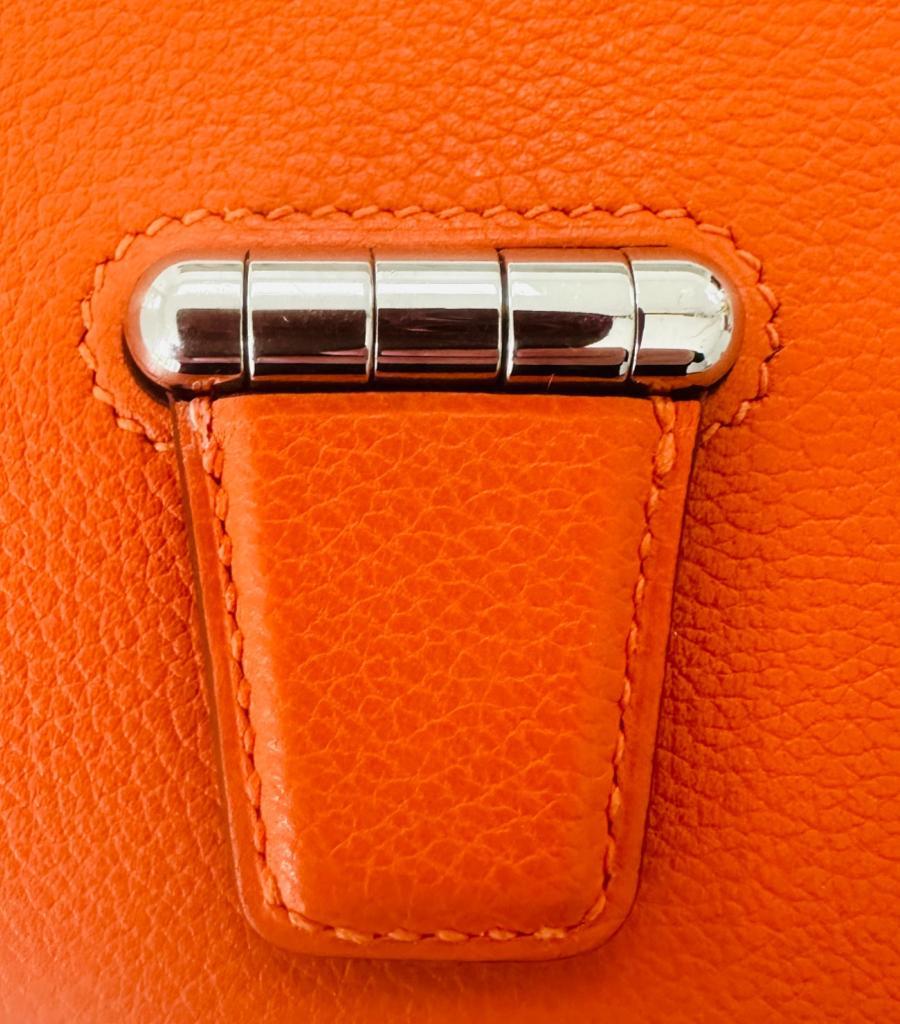 Hermes Mini Convoyeur Umhängetasche aus Leder im Angebot 4