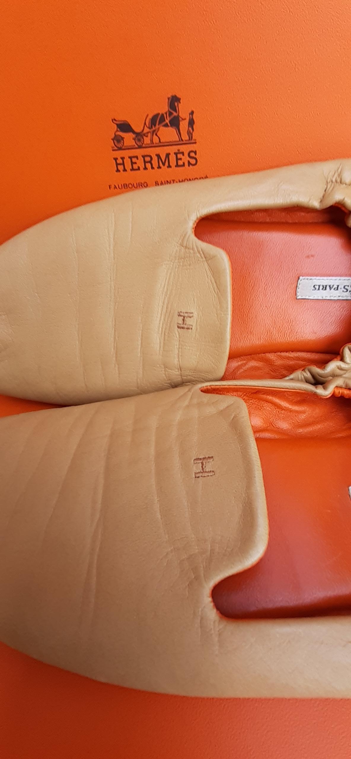 Hermès Leather Shoes Slippers Size 37 FR  1