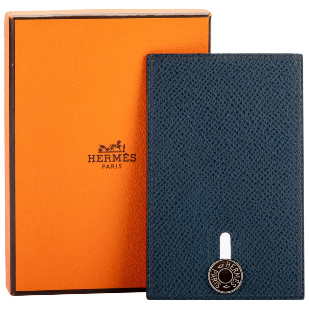 Hermes Leather Single Credit Card Case