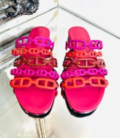 Hermes Leather Thalassa Sandals