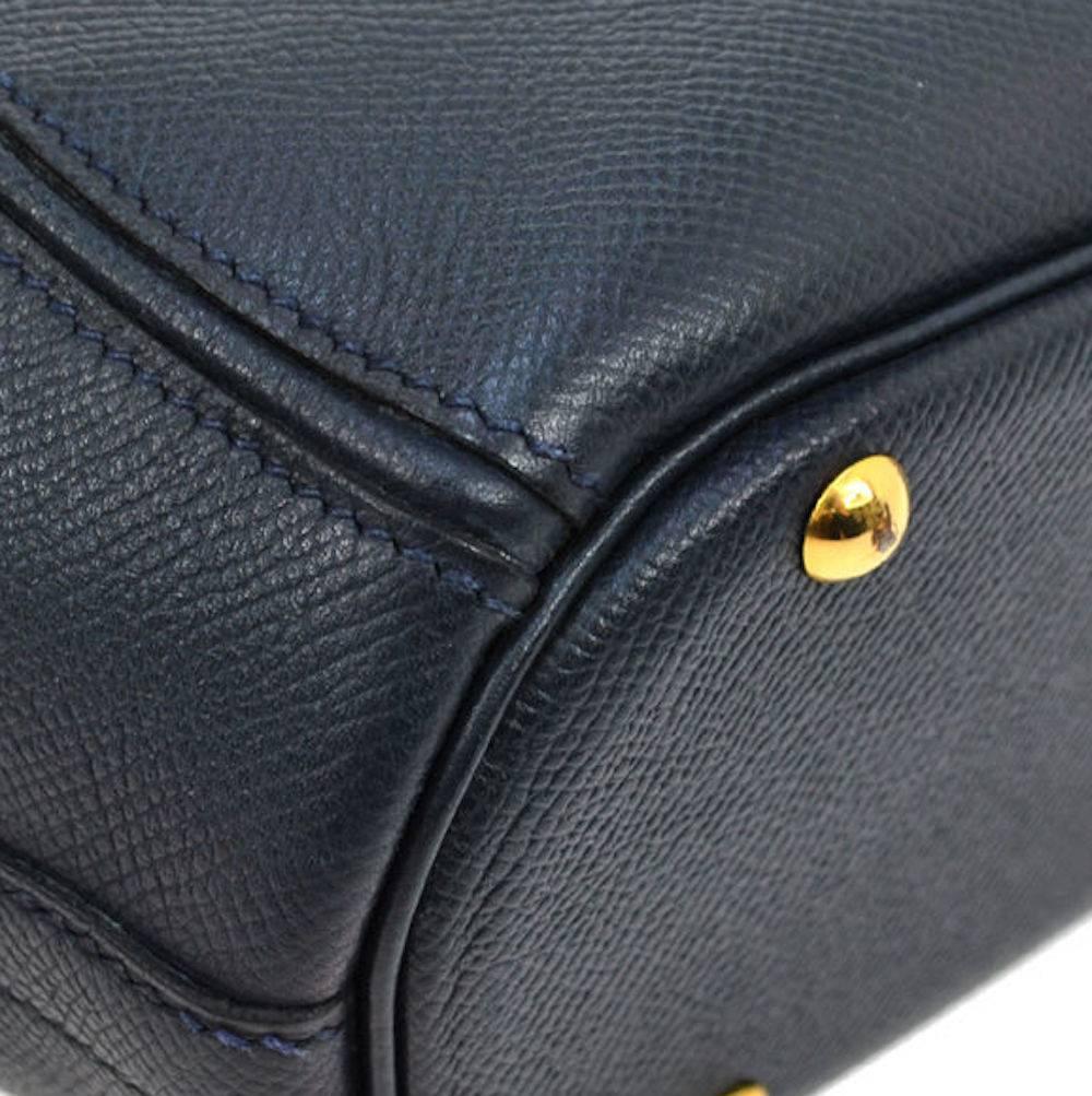 Hermes Leather Top Handle Satchel Bowling Shoulder Bag For Sale 1