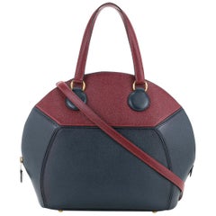 Hermes Leather Top Handle Satchel Bowling Shoulder Bag