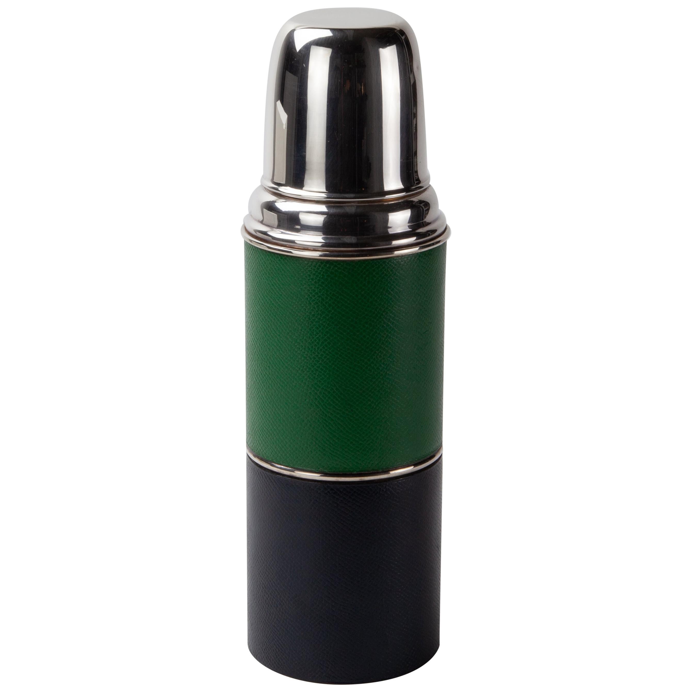 Hermès Leather Wrapped Thermos at 1stDibs | hermes thermos bottle, thermos  hermes, hermes water bottle