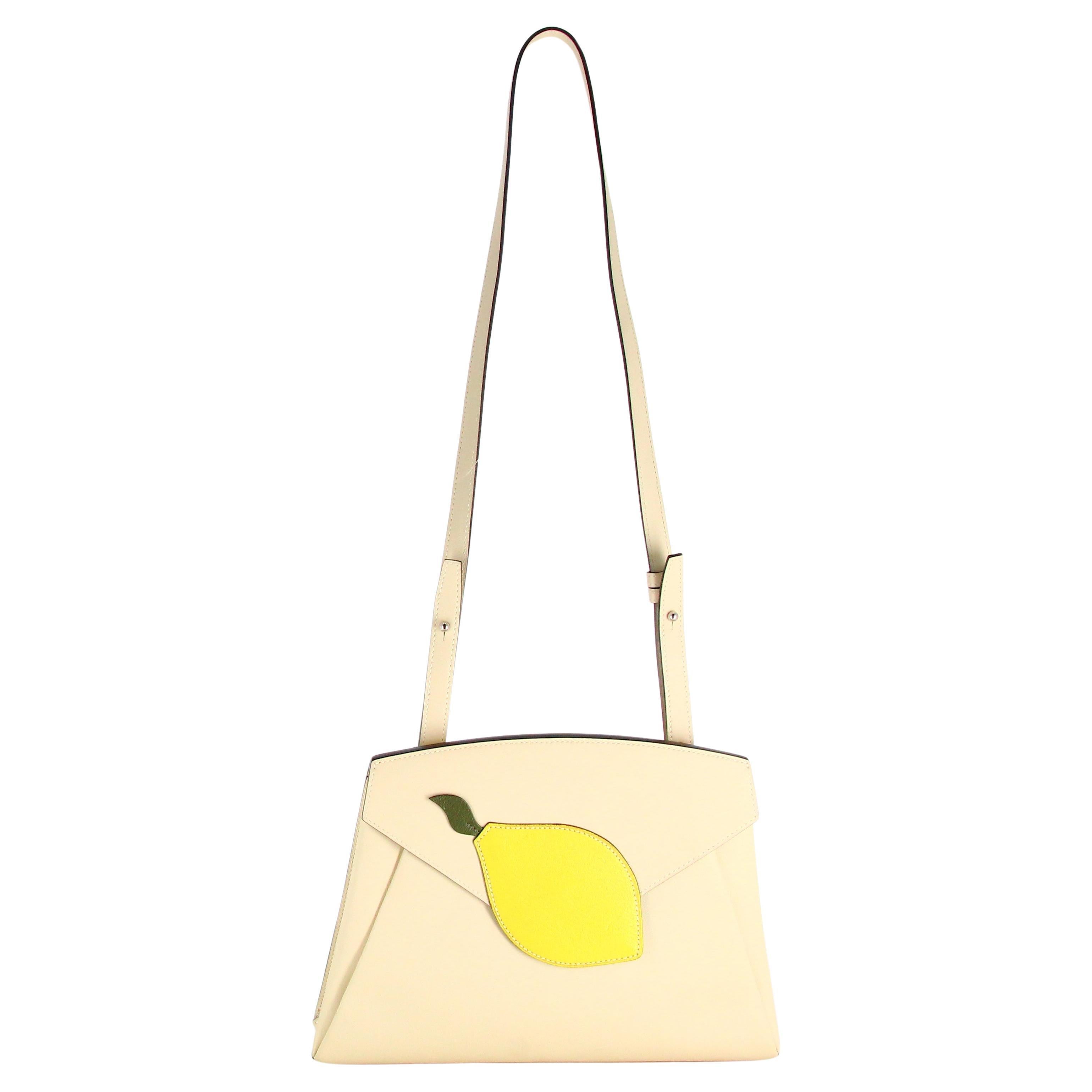 Hermes lemon crossbody bag