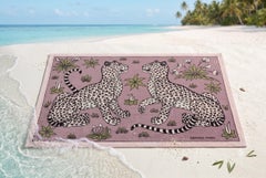 Hermès Leopards Terry Beach Towel
