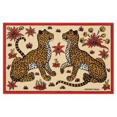 Hermès Leopards Terry Beach Towel