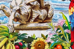 Hermès Les Amériques Silk Twill Scarf in Box