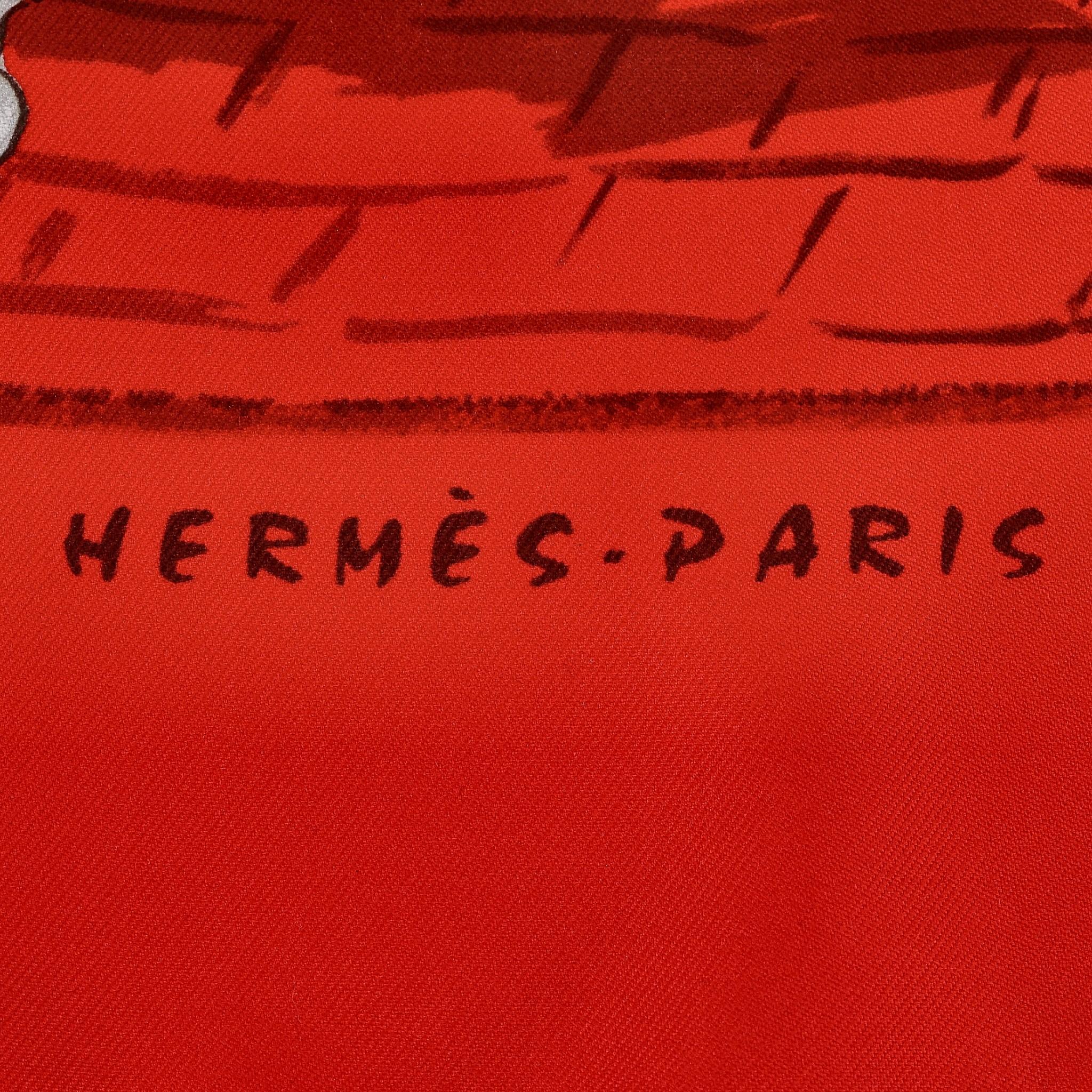 Women's Hermes 'Les Boxes' Silk Scarf