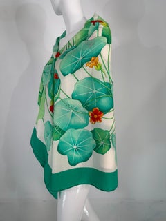 Hermes Les Capucines GM 140 Cashmere Shawl Designed by Antoine de Jacquelot Box