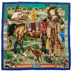 Hermès Les Cheyennes Scarf by Oliver