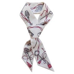 Sciarpa di seta Hermès Les Cles Keys Twilly