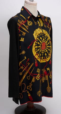 Hermès Les Cles Renaissance Silk Shirt