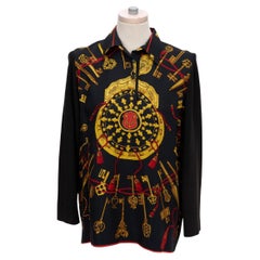 Hermès Les Cles Renaissance Silk Shirt