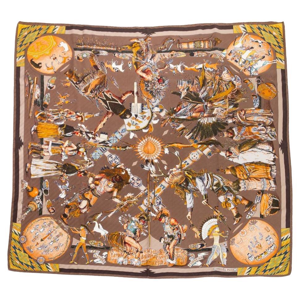 Echarpe "Les Danses Des Indiens" d'Hermès en vente