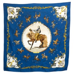Foulard en soie Hermes Les Figures D Equitation by P LeDoux